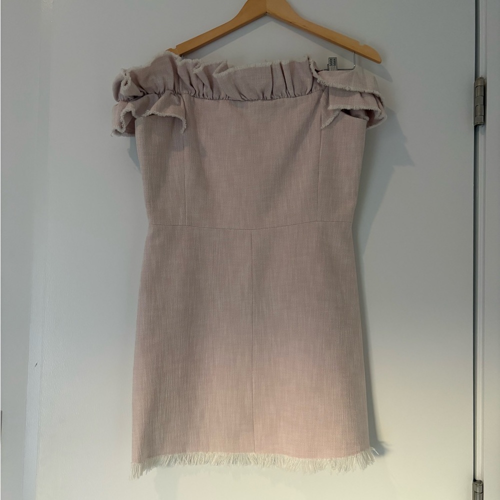Rebecca Taylor Strapless Light Pink Dress